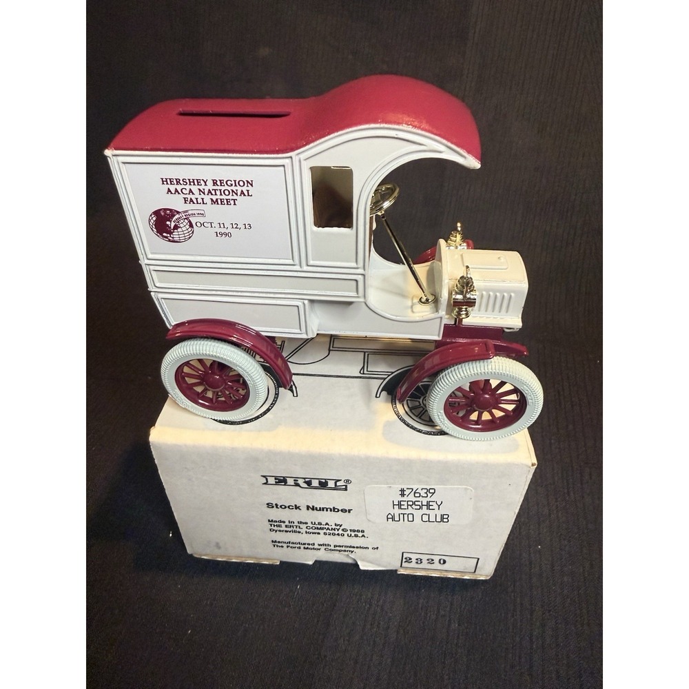 Ertl Hershey Region AACA National Fall Meet 1990 1905 Ford Delivery Car Bank